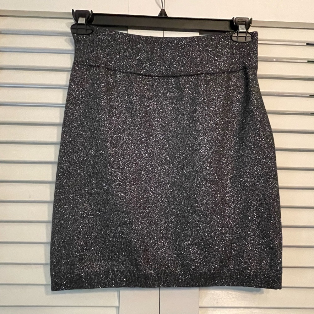 Express Metallic sparkle mini skirt - Medium